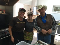 Thank you, Ronan and Mike Angelini of No Brand Burger Stand with helper, Kodi Millsap.